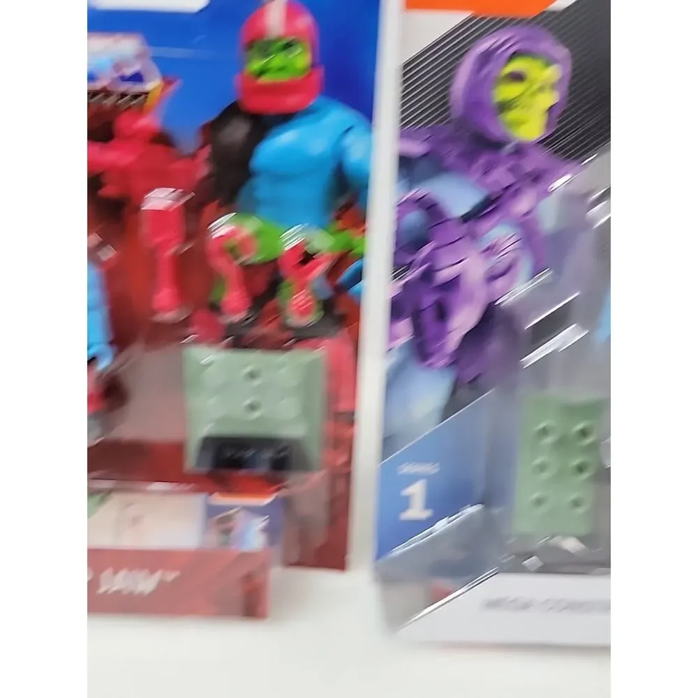 Mega Construx Masters Of The Universe Mini Figure Trap Jaw & Skeletor NIP MOTU